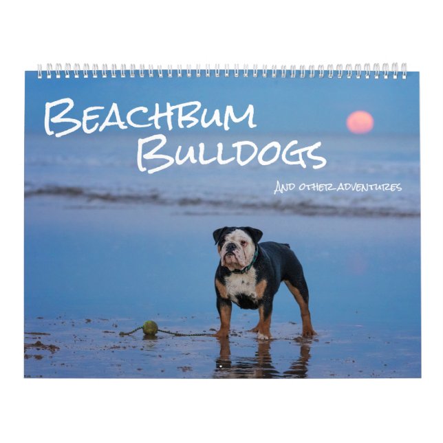 Beachbum Bulldogs and other adventures Calendar (Cover)