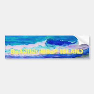 Beachcomber Island Bumper Sticker