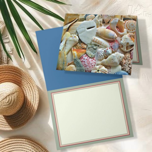 Beachcomber Seashell Collection Cartes de notes vi (Créateur téléchargé)