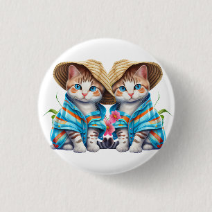 Beachcombers 1 Inch Round Button