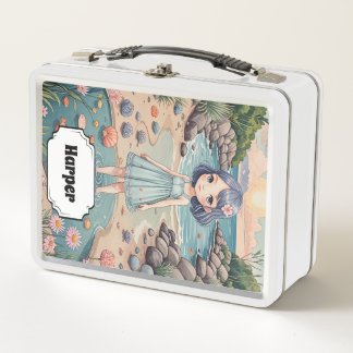 Beachcomber's Bliss Personalized Metal Lunch Box