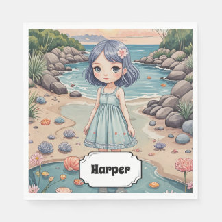 Beachcomber's Bliss Personalized Napkin