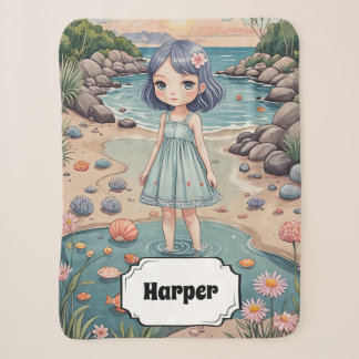 Beachcomber's Bliss Personalized Sherpa Blanket