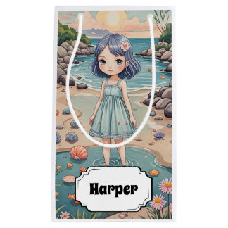 Beachcomber's Bliss Personalized Small Gift Bag