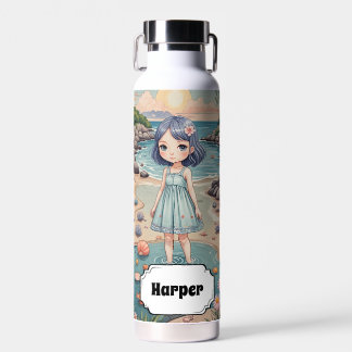 Beachcomber's Bliss Personalized Water Bottle