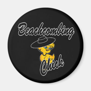 Beachcombing Chick #4 Magnet