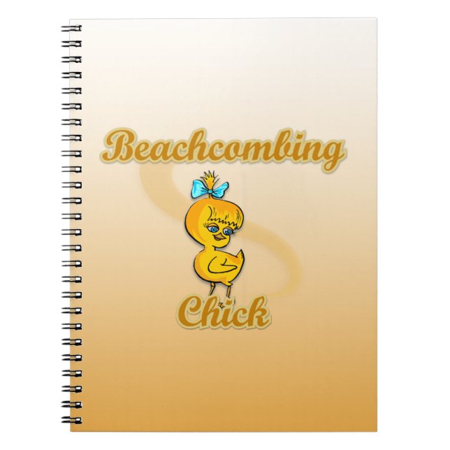Beachcombing Chick Notebook (Front)