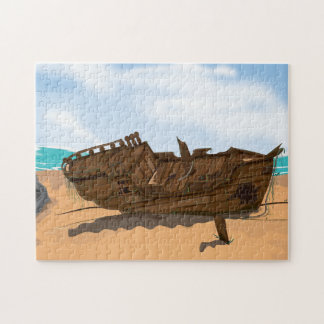 Beached Shipwreck Jigsaw Puzzle