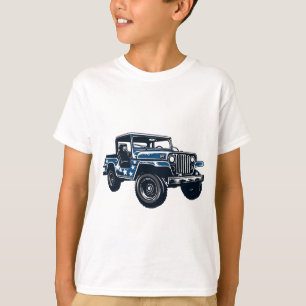Beachera Vehicle Blue T-Shirt