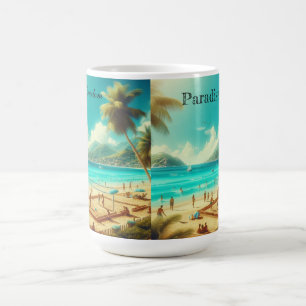 Beaches are serene paradises magic mug