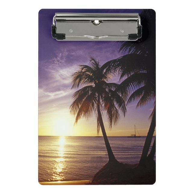 Beaches at Negril, Jamaica Mini Clipboard (Front)