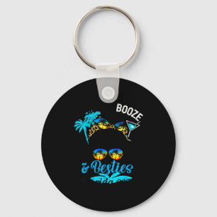 Beaches booze and besties girls trip 2026 florida keychain