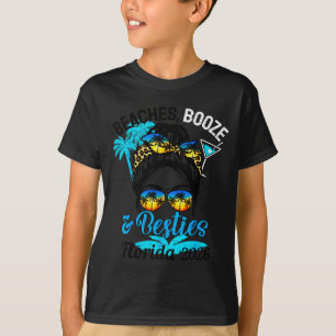 Beaches booze and besties girls trip 2026 florida T-Shirt
