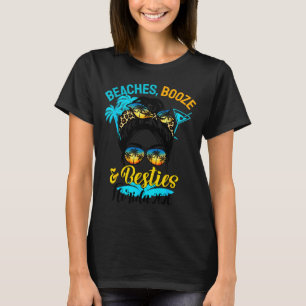 Beaches booze and besties girls trip 2026 florida T-Shirt