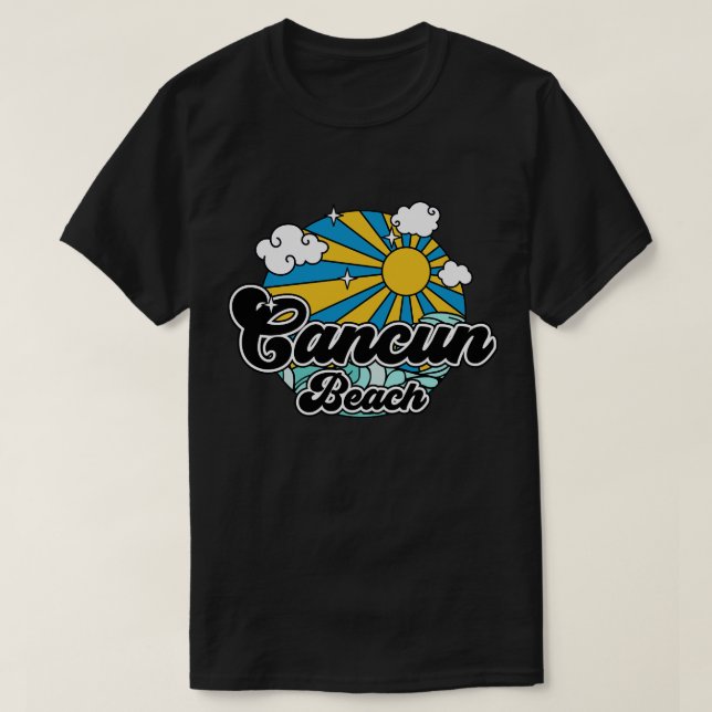 Beaches Cancun Beach T-Shirt (Design Front)