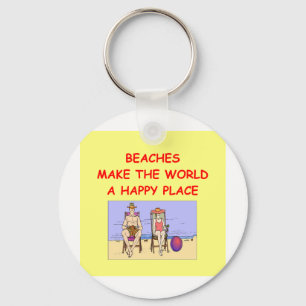 beaches keychain
