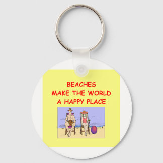 beaches keychain