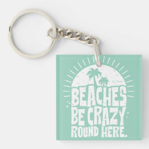 beaches keychain