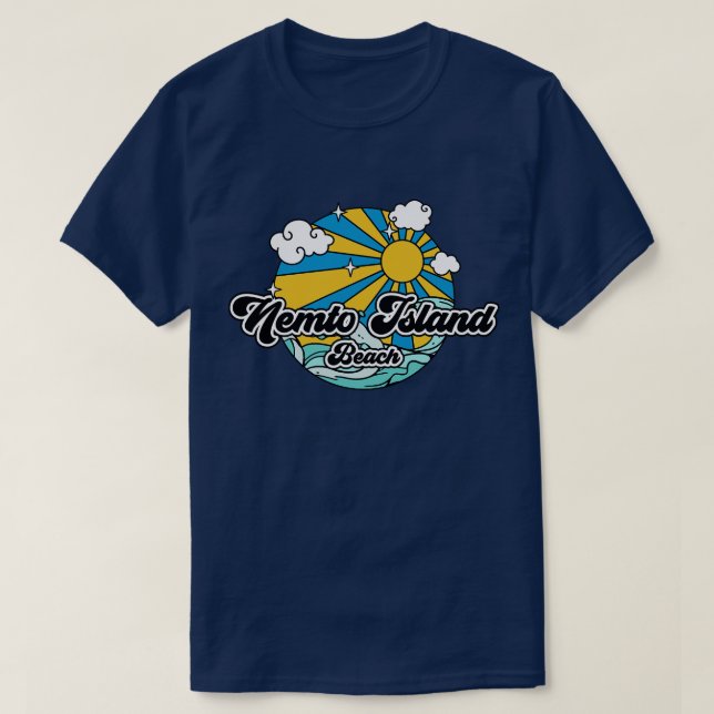 Beaches Nemto Island Beach T-Shirt (Design Front)