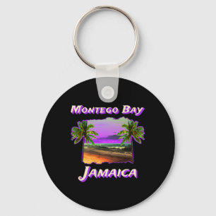 Beaches Of Montego Bay Jamaica Keychain