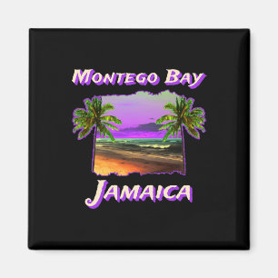 Beaches Of Montego Bay Jamaica Magnet