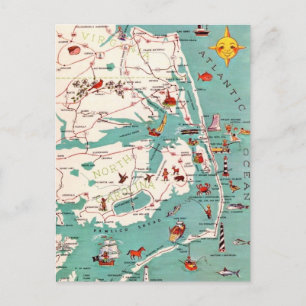 Beaches of the Outer Banks Postcard