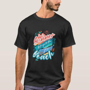 Beaches Retro Beach Vacation Summer Quote 6 T-Shirt