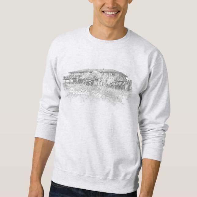 Beachhouse and Heron Shirt (Front)