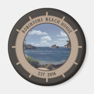 BeachHouse (customizable) Magnet
