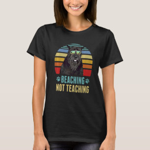 Beaching Not Teaching Giant Schnauzer Dog Summer T-Shirt