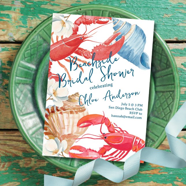 Beachside Bridal Shower Invitation (Creator Uploaded)
