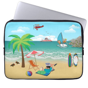 Beachside Fun Laptop Sleeve