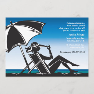 Beachside Retirement Party Invitation