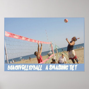 BeachVolleyball Smashin Tilt Poster
