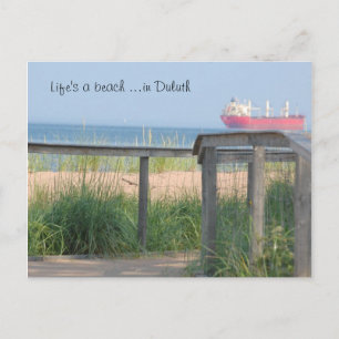Beachwalk, Life's a beach ...in Duluth Postcard