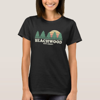 Beachwood NJ Vintage Throwback Retro 70s T-Shirt