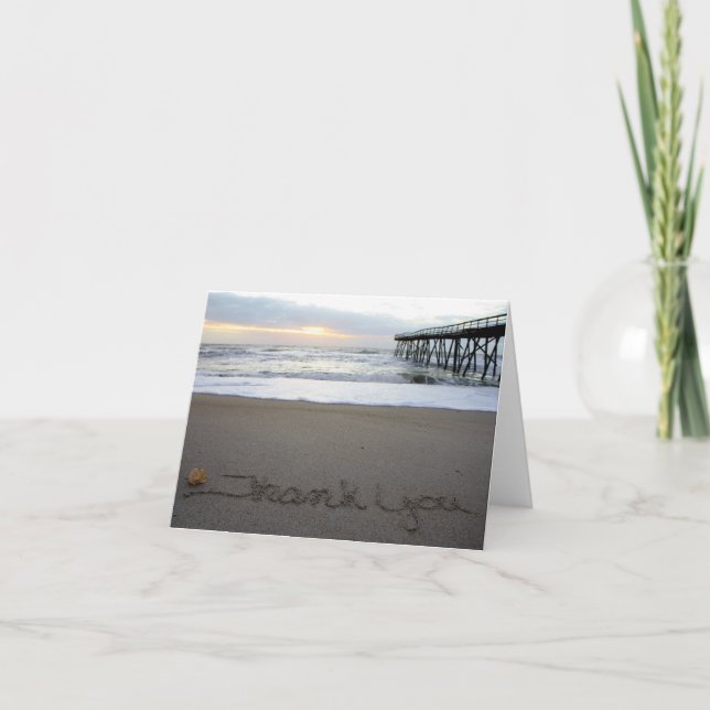 Beachwrite's Thank You Card (Front)