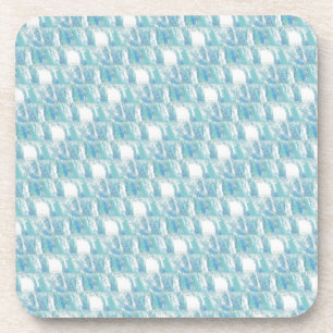 Beachy Blue Checks Coaster