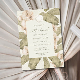 Beachy Boho Wedding Invitation