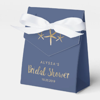 Beachy Bridal Shower Favour Box - Ocean, Starfish