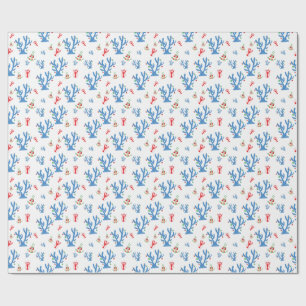 Beachy Christmas Wrapping Paper