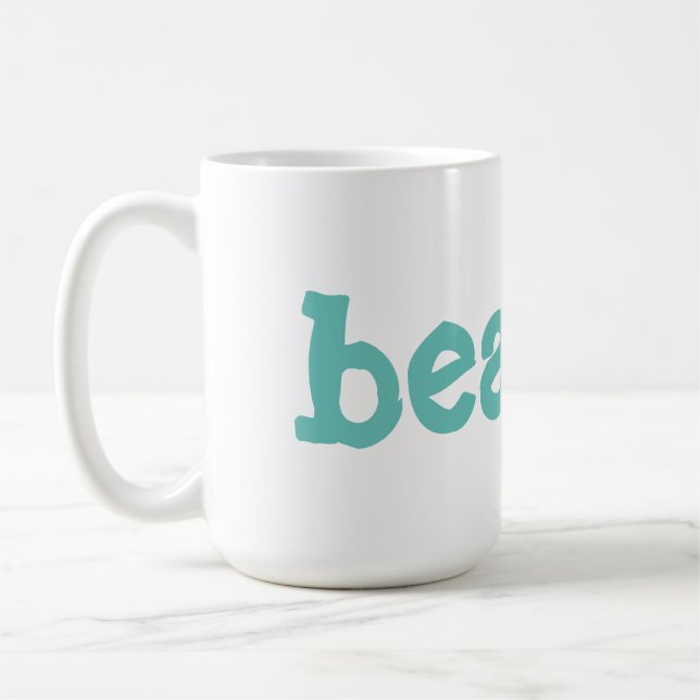beachy coffee mug (Left)