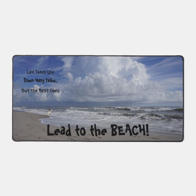 Beachy Desk Mat (Front)