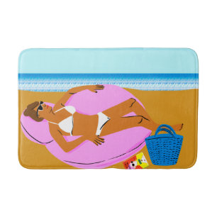 Beachy Keen - Pink Bath Mat
