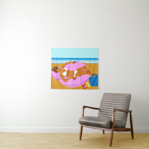 Beachy Keen - Pink Tapestry