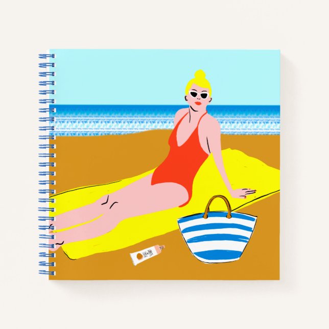 Beachy Keen - Yellow Notebook (Front)