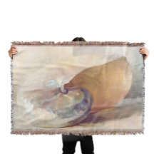 Beachy Minimalist Beige Seashell Vintage
