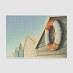 Beachy Nautical Lifesaver Decoupage Paper