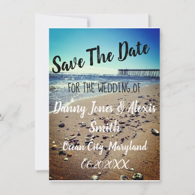 Beachy Save The Date (Front)