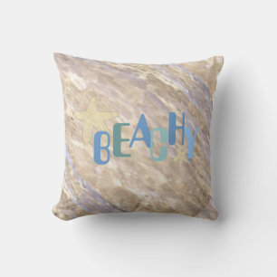 Beachy Throw Pillow
